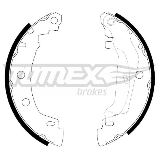 Obrázok Sada brzdových čeľustí TOMEX Brakes  TX2043
